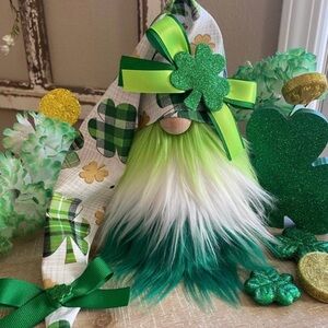 ☘️St. Patrick’s Day Gnome, Shamrocks, Lucky, St. Patrick’s Day Decor